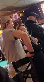 Kyle Rittenhouse drinks at Pudgy's